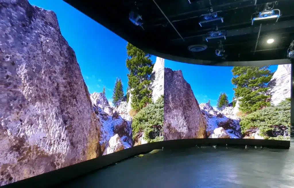 dvLED video wall digital signage solution.